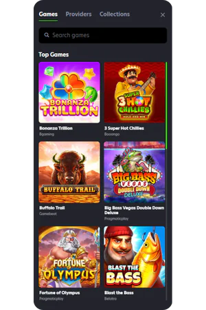 NeoSpin Australia casino search and filtering system
