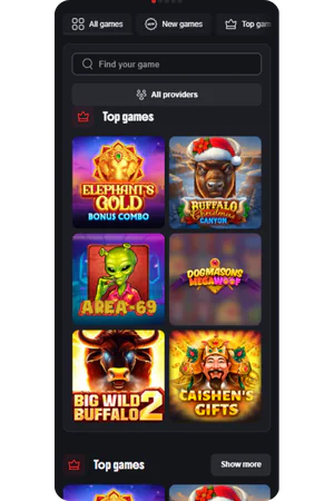 Syndicate Australia casino search and filtering tools interface