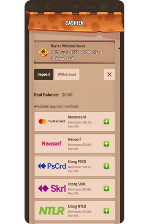 StoneVegas Australia deposit window with payment options