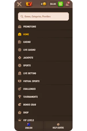 StoneVegas Australia navigation menu and category structure