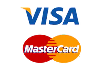 Visa Mastercard payment logos