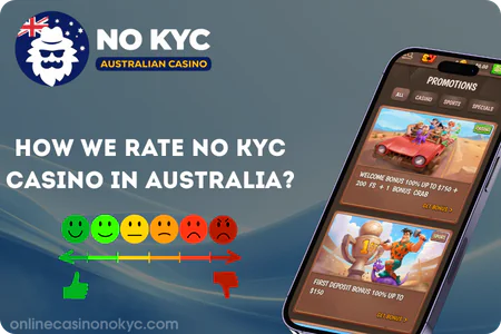 How we rate no KYC casinos in Australia methodology