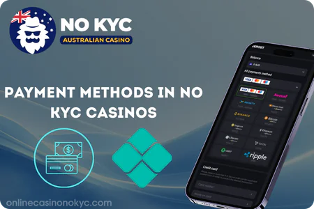 Payment methods in no KYC casinos options